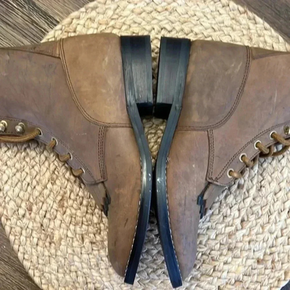 Vintage Acme Leather Lace Up‎ Boots - Picture 7 of 12